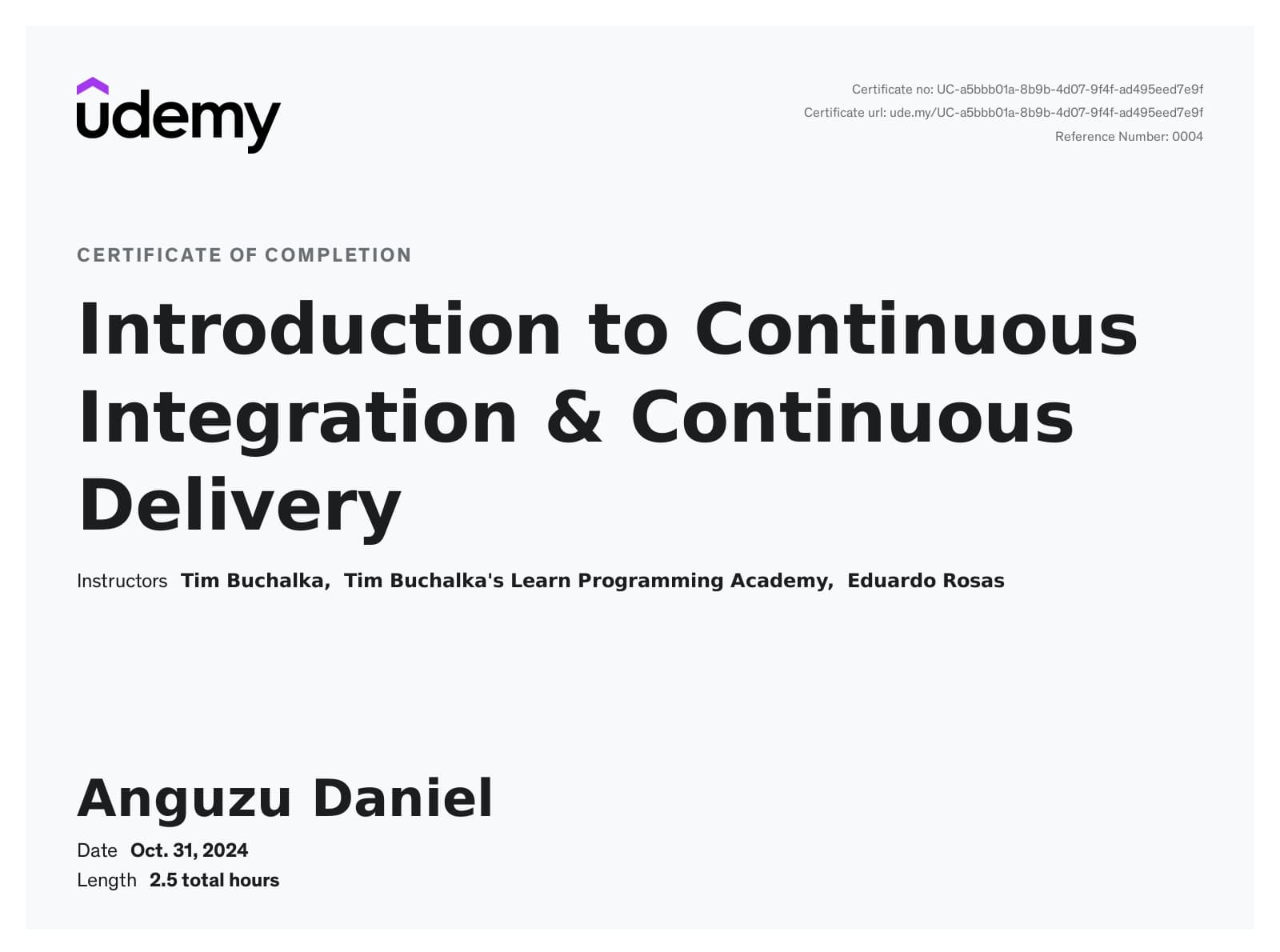 Introduction to Continuous Integration and Continuous Delivery